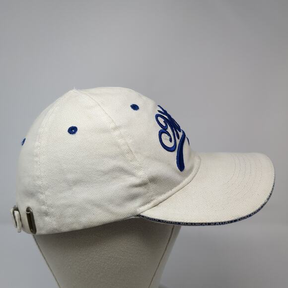 Maui Slideback Baseball Cap White One Size Adjustable Surfware Hawaiian Classics - Picture 5 of 9